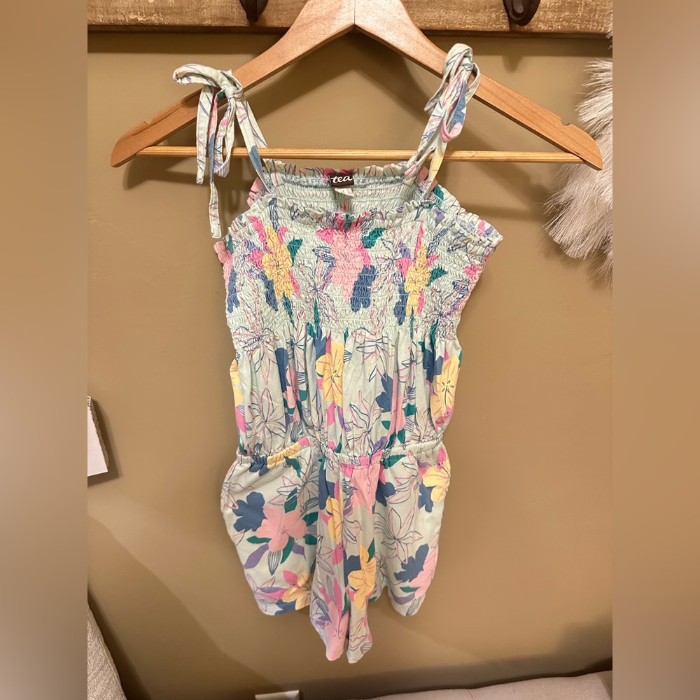 Tea Collection Floral Print Jumpsuit